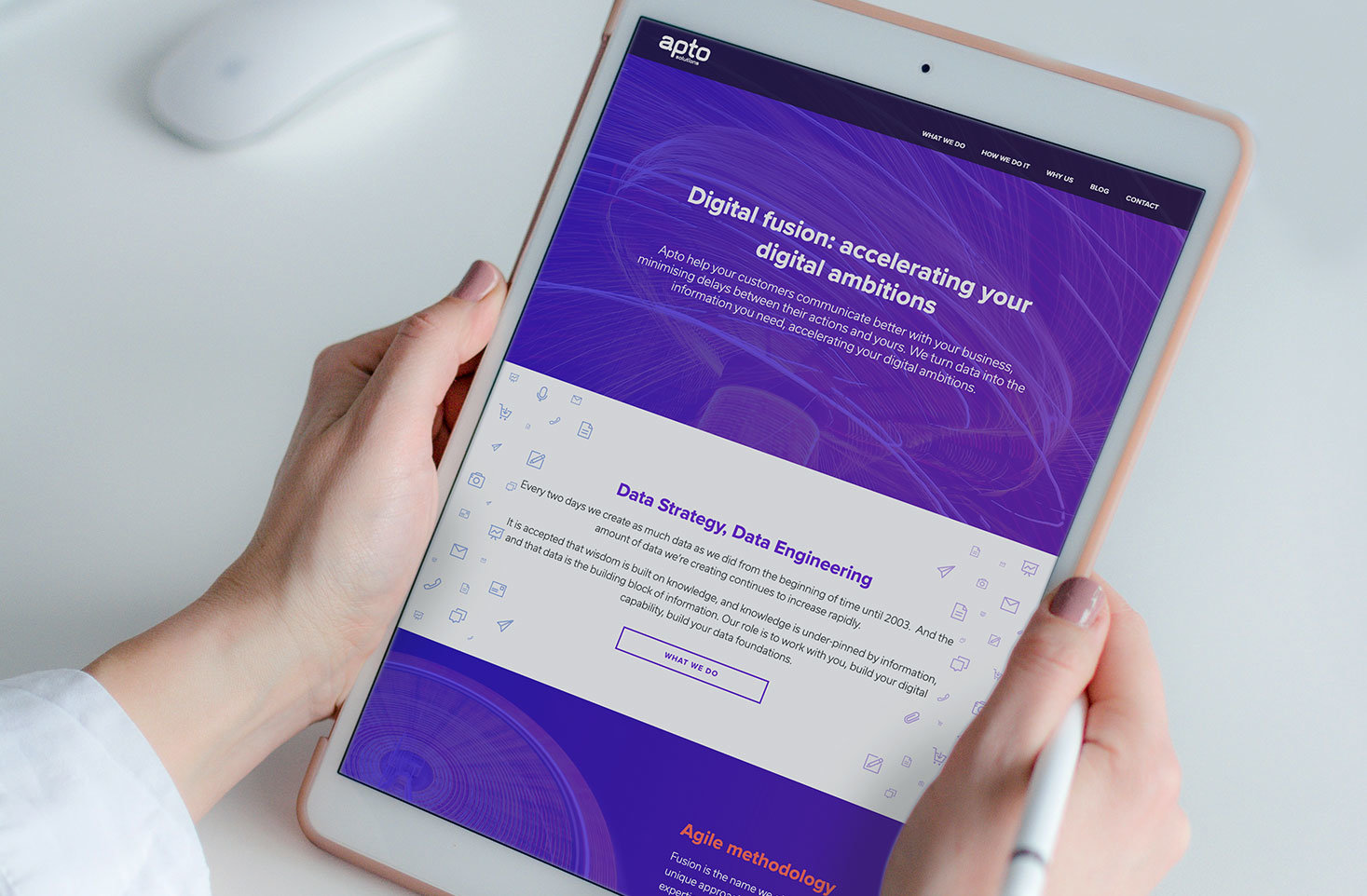Wordpress website design for Apto Solutions in Bristol