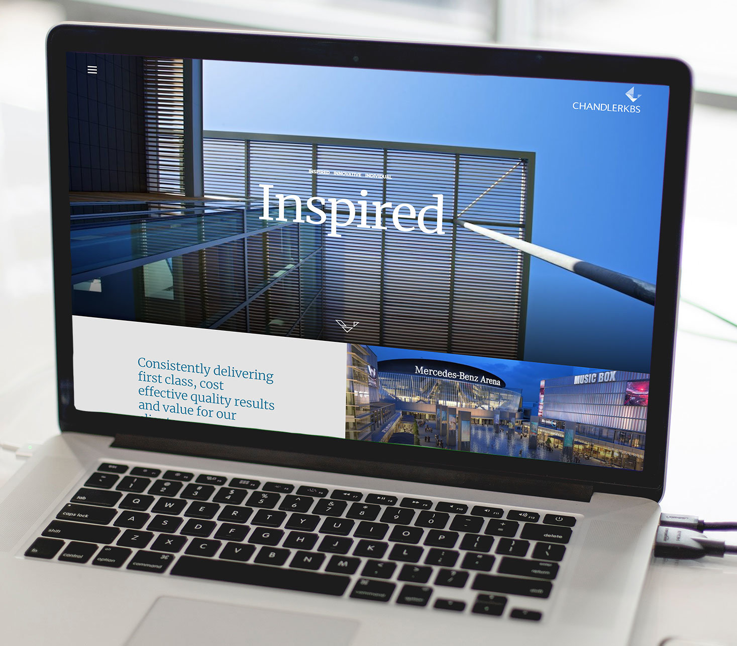 Website design for ChandlerKBS in Cardiff