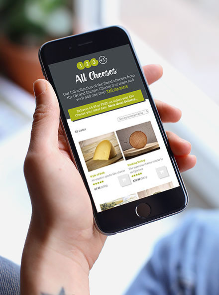 Woocommerce website design for Pong Cheese in Bath