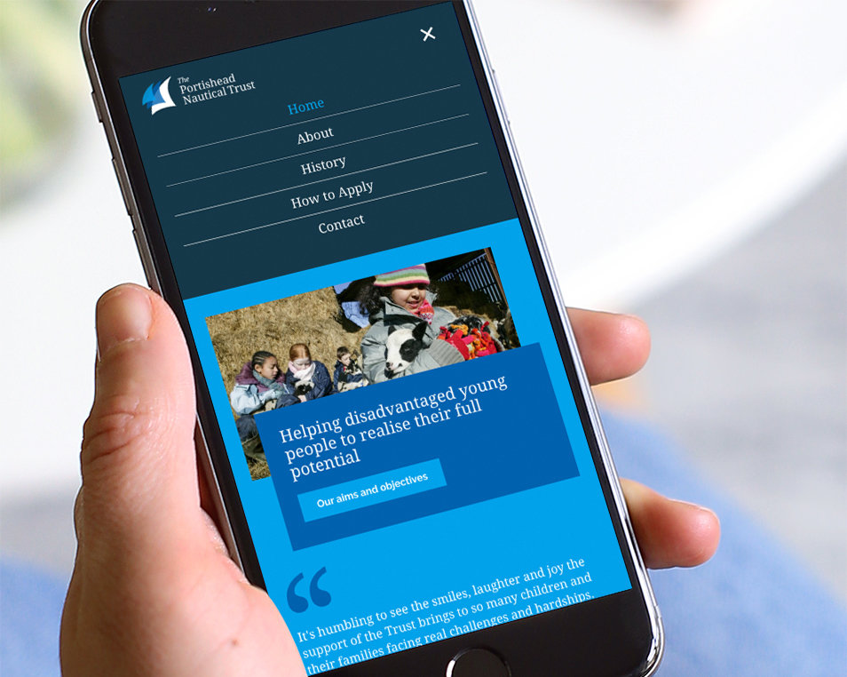 Mobile web design in Portishead